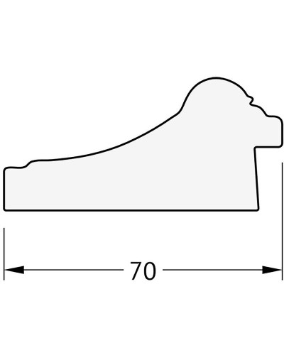 Зеркало Evoform Exclusive-G 71х53 BY 4005 с гравировкой в багетной раме - Прованс с плетением 70 мм