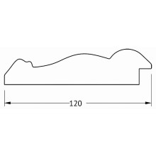 Зеркало Evoform Exclusive Floor 207х117 BY 6179 с фацетом в багетной раме - Состаренная бронза с орнаментом 120 мм