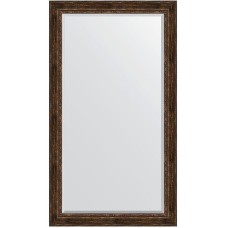 Зеркало Evoform Exclusive Floor 207х117 BY 6180 с фацетом в багетной раме - Состаренное дерево с орнаментом 120 мм