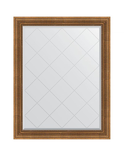 Зеркало Evoform Exclusive-G 122х97 BY 4369 с гравировкой в багетной раме - Бронзовый акведук 93 мм