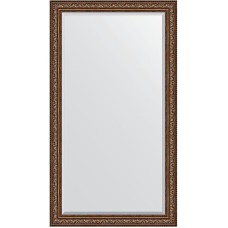 Зеркало Evoform Exclusive Floor 205х115 BY 6177 с фацетом в багетной раме - Виньетка состаренная бронза 109 мм