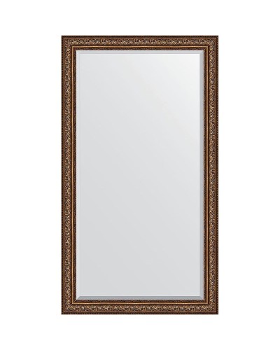 Зеркало Evoform Exclusive Floor 205х115 BY 6177 с фацетом в багетной раме - Виньетка состаренная бронза 109 мм