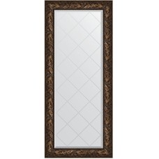 Зеркало Evoform Exclusive-G 158х69 BY 4158 с гравировкой в багетной раме - Византия бронза 99 мм