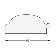 Зеркало Evoform Exclusive-G 158х69 BY 4158 с гравировкой в багетной раме - Византия бронза 99 мм