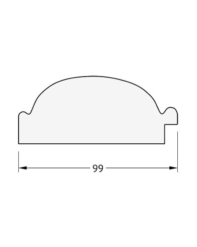 Зеркало Evoform Exclusive-G 158х69 BY 4158 с гравировкой в багетной раме - Византия бронза 99 мм