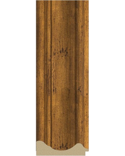 Зеркало Evoform Exclusive-G 158х69 BY 4161 с гравировкой в багетной раме - Травленая бронза 99 мм