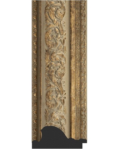 Зеркало Evoform Exclusive-G 160х70 BY 4167 с гравировкой в багетной раме - Виньетка античная бронза 109 мм