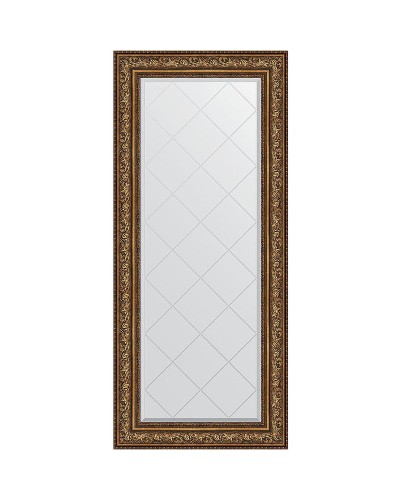 Зеркало Evoform Exclusive-G 160х70 BY 4169 с гравировкой в багетной раме - Виньетка состаренная бронза 109 мм