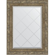 Зеркало Evoform Exclusive-G 72х55 BY 4016 с гравировкой в багетной раме - Виньетка античная латунь 85 мм