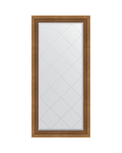 Зеркало Evoform Exclusive-G 160х77 BY 4283 с гравировкой в багетной раме - Бронзовый акведук 93 мм