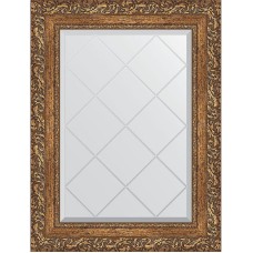 Зеркало Evoform Exclusive-G 72х55 BY 4013 с гравировкой в багетной раме - Виньетка бронзовая 85 мм
