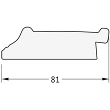 Зеркало Evoform Exclusive-G 72х55 BY 4010 с гравировкой в багетной раме - Черный ардеко 81 мм