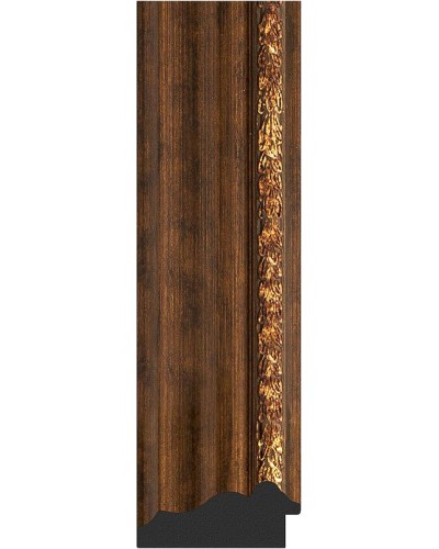 Зеркало Evoform Exclusive-G 158х76 BY 4277 с гравировкой в багетной раме - Римская бронза 88 мм