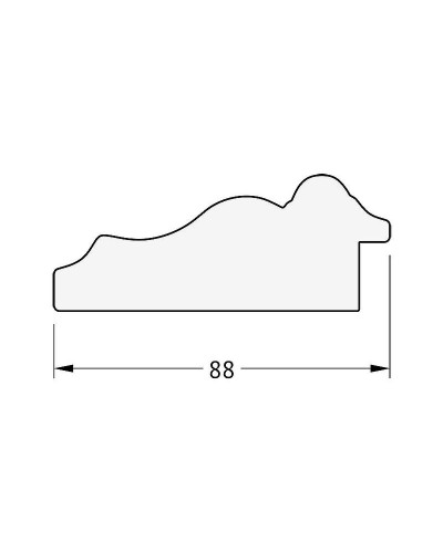 Зеркало Evoform Exclusive-G 158х76 BY 4277 с гравировкой в багетной раме - Римская бронза 88 мм