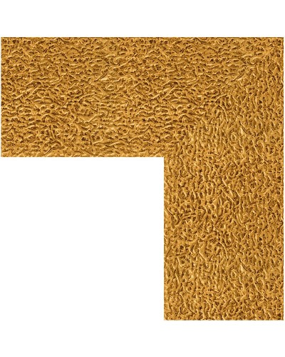 Зеркало Evoform Exclusive-G 158х76 BY 4280 с гравировкой в багетной раме - Чеканка золотая 90 мм