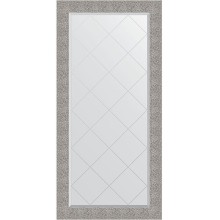 Зеркало Evoform Exclusive-G 158х76 BY 4281 с гравировкой в багетной раме - Чеканка серебряная 90 мм