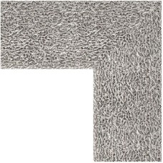 Зеркало Evoform Exclusive-G 158х76 BY 4281 с гравировкой в багетной раме - Чеканка серебряная 90 мм