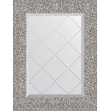 Зеркало Evoform Exclusive-G 74х56 BY 4023 с гравировкой в багетной раме - Чеканка серебряная 90 мм