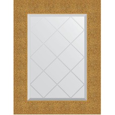 Зеркало Evoform Exclusive-G 74х56 BY 4022 с гравировкой в багетной раме - Чеканка золотая 90 мм