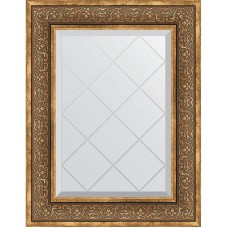 Зеркало Evoform Exclusive-G 76х59 BY 4034 с гравировкой в багетной раме - Вензель бронзовый 101 мм