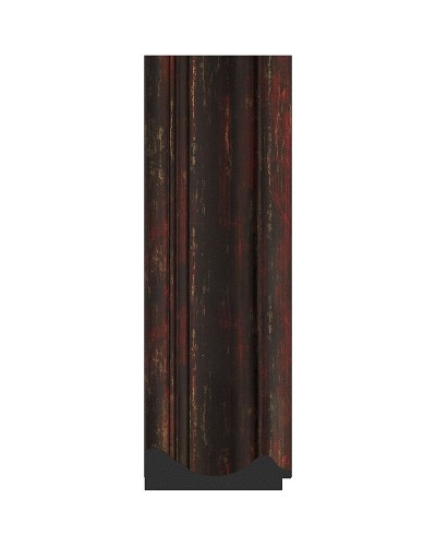 Зеркало Evoform Exclusive-G 76х59 BY 4033 с гравировкой в багетной раме - Темный прованс 99 мм