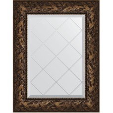 Зеркало Evoform Exclusive-G 76х59 BY 4029 с гравировкой в багетной раме - Византия бронза 99 мм