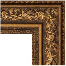 Зеркало Evoform Exclusive-G 78х60 BY 4040 с гравировкой в багетной раме - Виньетка состаренная бронза 109 мм