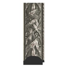 Зеркало Evoform Exclusive-G 124х99 BY 4372 с гравировкой в багетной раме - Византия серебро 99 мм