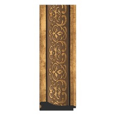 Зеркало Evoform Exclusive-G 109х109 BY 4464 с гравировкой в багетной раме - Вензель бронзовый 101 мм