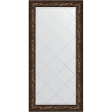 Зеркало Evoform Exclusive-G 161х79 BY 4287 с гравировкой в багетной раме - Византия бронза 99 мм