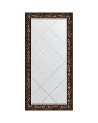 Зеркало Evoform Exclusive-G 161х79 BY 4287 с гравировкой в багетной раме - Византия бронза 99 мм