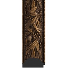 Зеркало Evoform Exclusive-G 161х79 BY 4287 с гравировкой в багетной раме - Византия бронза 99 мм