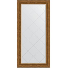 Зеркало Evoform Exclusive-G 161х79 BY 4290 с гравировкой в багетной раме - Травленая бронза 99 мм