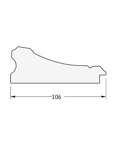 Зеркало Evoform Exclusive-G 162х80 BY 4295 с гравировкой в багетной раме - Барокко серебро 106 мм