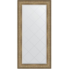 Зеркало Evoform Exclusive-G 162х80 BY 4296 с гравировкой в багетной раме - Виньетка античная бронза 109 мм