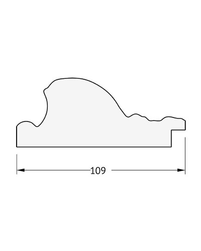 Зеркало Evoform Exclusive-G 162х80 BY 4296 с гравировкой в багетной раме - Виньетка античная бронза 109 мм