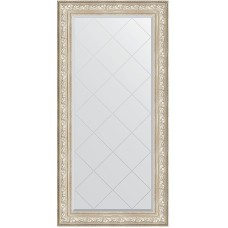 Зеркало Evoform Exclusive-G 162х80 BY 4297 с гравировкой в багетной раме - Виньетка серебро 109 мм