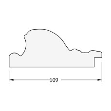 Зеркало Evoform Exclusive-G 162х80 BY 4297 с гравировкой в багетной раме - Виньетка серебро 109 мм