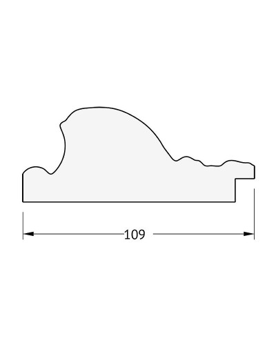 Зеркало Evoform Exclusive-G 162х80 BY 4297 с гравировкой в багетной раме - Виньетка серебро 109 мм