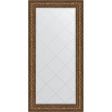 Зеркало Evoform Exclusive-G 162х80 BY 4298 с гравировкой в багетной раме - Виньетка состаренная бронза 109 мм