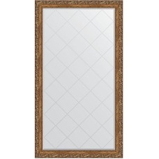 Зеркало Evoform Exclusive-G 170х95 BY 4400 с гравировкой в багетной раме - Виньетка бронзовая 85 мм