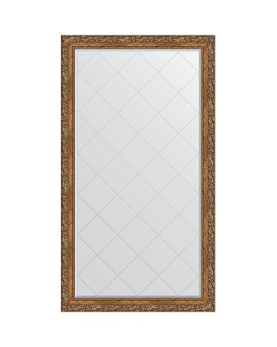 Зеркало Evoform Exclusive-G 170х95 BY 4400 с гравировкой в багетной раме - Виньетка бронзовая 85 мм