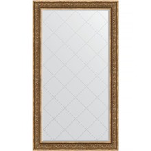 Зеркало Evoform Exclusive-G 174х99 BY 4421 с гравировкой в багетной раме - Вензель бронзовый 101 мм