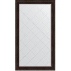 Зеркало Evoform Exclusive-G 174х99 BY 4420 с гравировкой в багетной раме - Темный прованс 99 мм