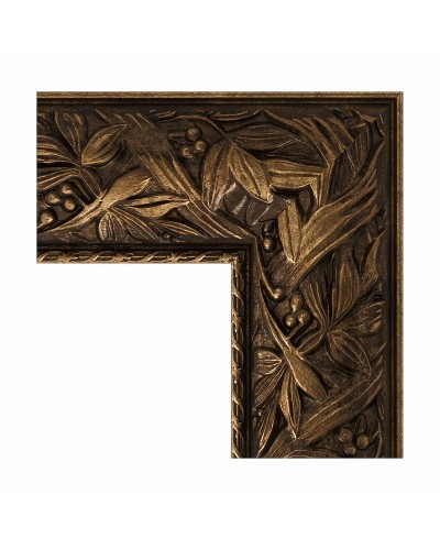 Зеркало Evoform Exclusive-G 173х98 BY 4416 с гравировкой в багетной раме - Византия бронза 99 мм
