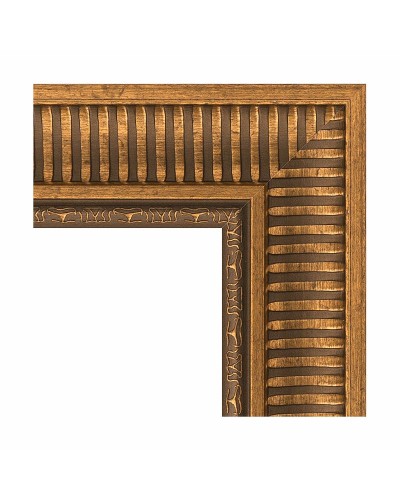 Зеркало Evoform Exclusive-G 172х97 BY 4412 с гравировкой в багетной раме - Бронзовый акведук 93 мм