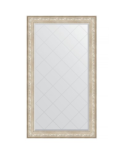 Зеркало Evoform Exclusive-G 175х100 BY 4426 с гравировкой в багетной раме - Виньетка серебро 109 мм