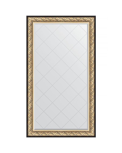 Зеркало Evoform Exclusive-G 175х100 BY 4423 с гравировкой в багетной раме - Барокко золото 106 мм