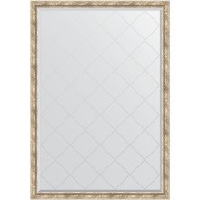 Зеркало Evoform Exclusive-G 183х128 BY 4478 с гравировкой в багетной раме - Прованс с плетением 70 мм