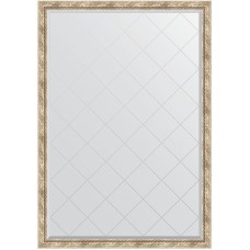 Зеркало Evoform Exclusive-G 183х128 BY 4478 с гравировкой в багетной раме - Прованс с плетением 70 мм